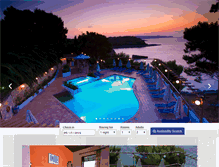 Tablet Screenshot of paradise-hotel.gr
